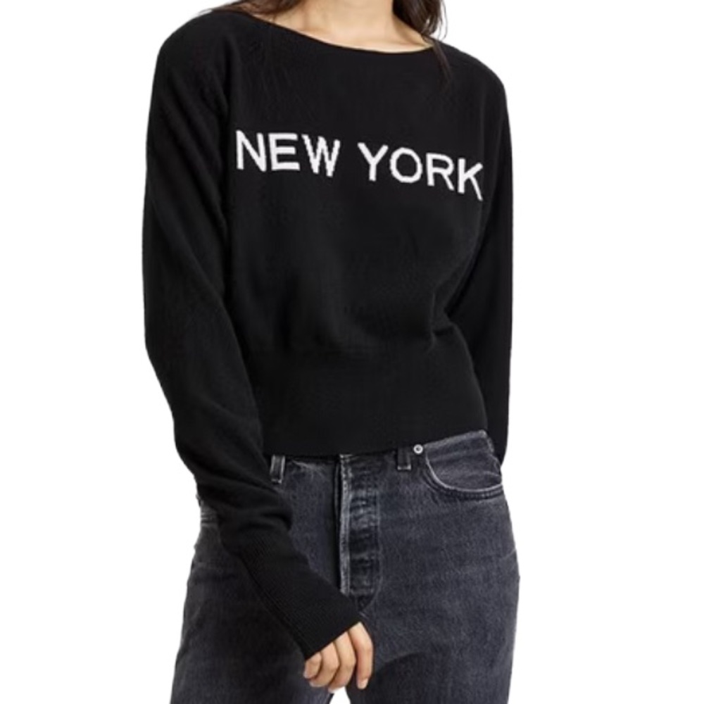 Black 'New York' 100% Cashmere - Picture 4 of 7